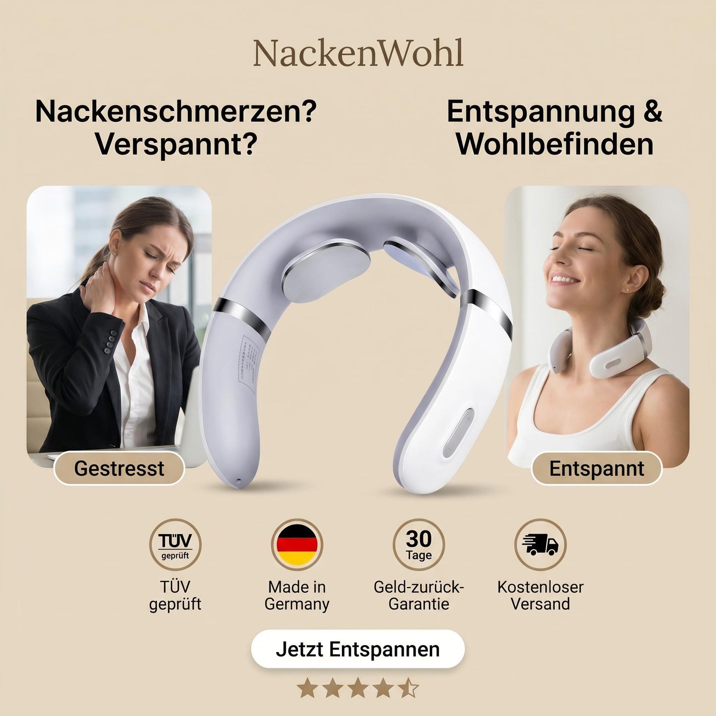 Nurolis® Pro 14-in-1 Nackenlösung